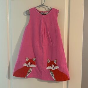 Mini Boden dress size 6/7 - Fall Girls Fox